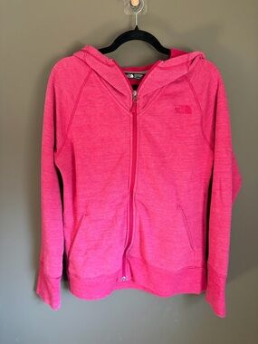 The North Face Pink Women's Full Zip Hoodie Sweater